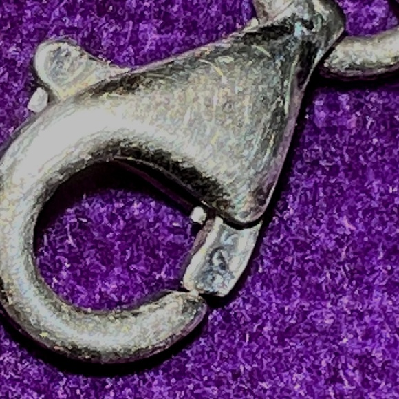 Sterling Silver & gold bracelet with yellow zircon in 7 1/4 - Picture 5 of 6